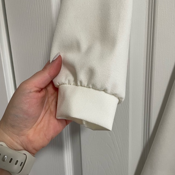 Boohoo white Off-Shoulder skater dress Size US 8 - Picture 5 of 6